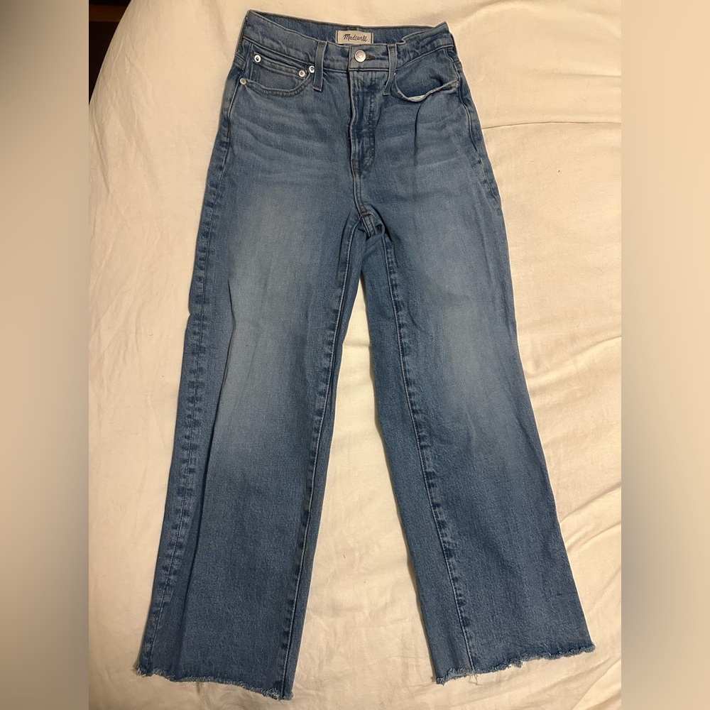 Madewell Perfect Vintage Wide Leg Crop Jeans